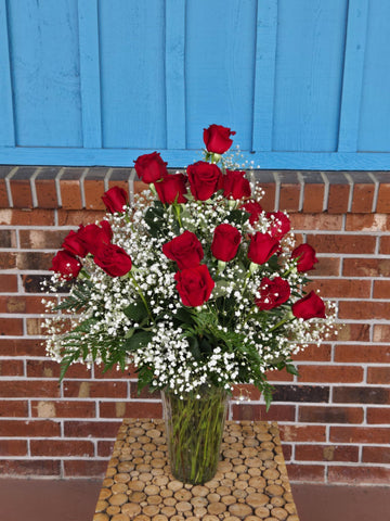 Two Dozen Roses Bouquet - Premium Long Stem