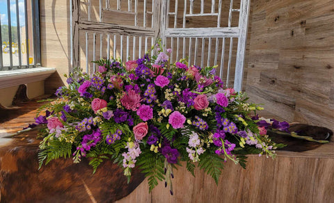 Return to Paradise Casket Spray