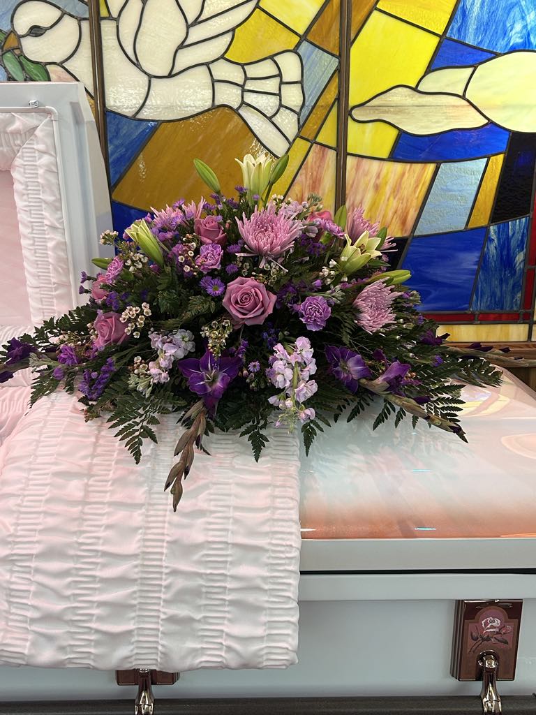 Return to Paradise Casket Spray