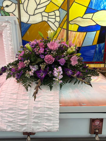 Return to Paradise Casket Spray