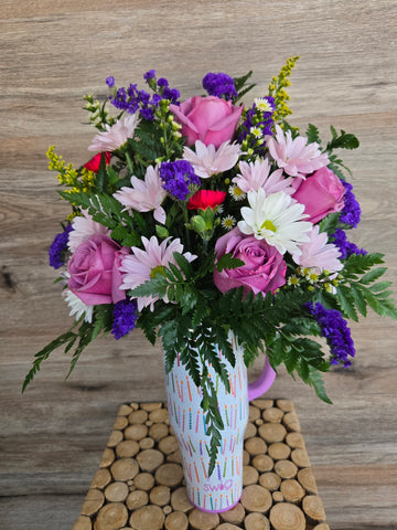 Happy Birthday - Tumbler Bouquet