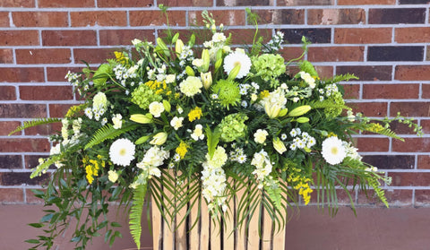Gerri's Garden Full Size Casket Spray