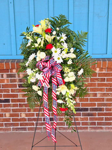 Patriotic Pride Standing Spray