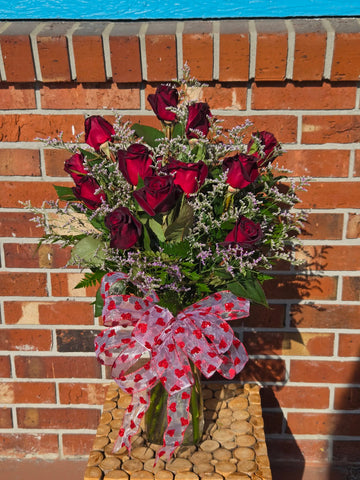 Black Baccara Rose Bouquet