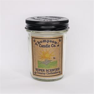 Country Clothesline Mason Jar Candles