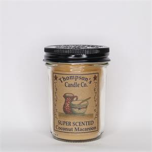 Coconut Macaroon Mason Jar Candles