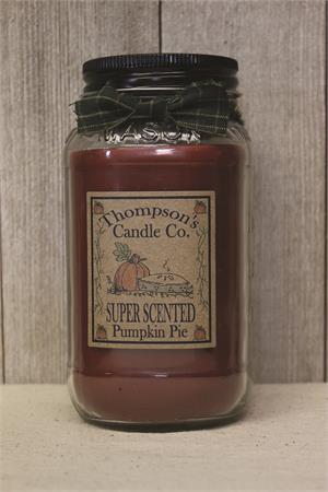 Pumpkin Pie Mason Jar Candles